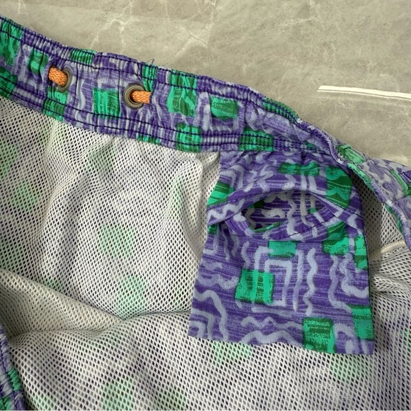 Men’s J. Crew Original Swimwear Vintage Patterned 6” Inseam Swim Trunks Large - Picture 12 of 16
